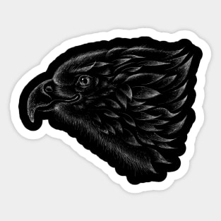 Eagle raven crow eagles US USA falcon magic t shirt t-shirt Sticker